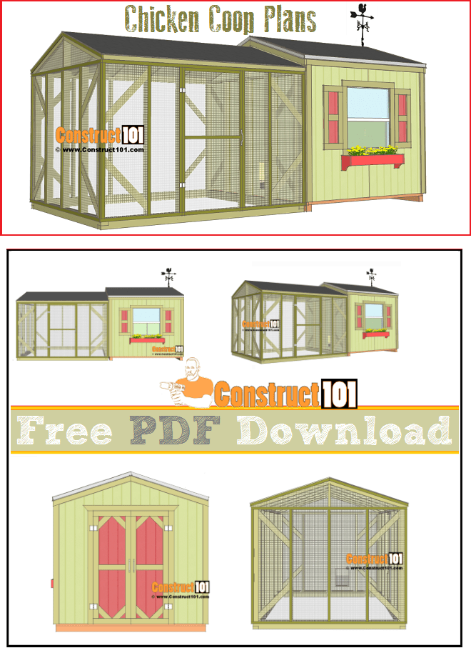 10 Free Backyard Chicken Coop Plans